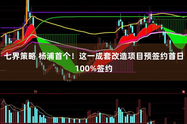 七界策略 杨浦首个！这一成套改造项目预签约首日100%签约